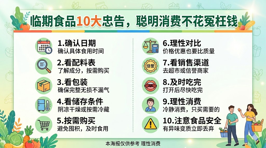 临期食品10大忠告，聪明消费不花冤枉钱