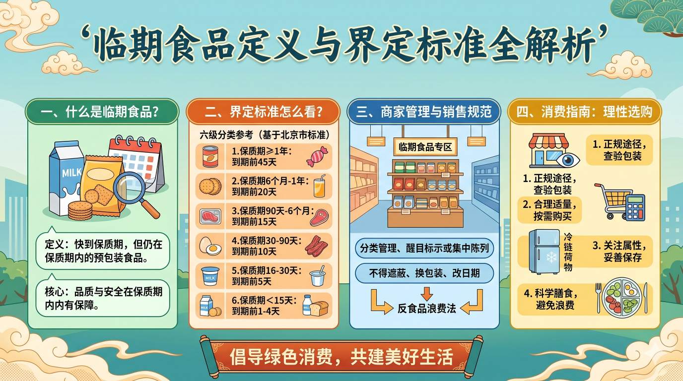 临期食品的界定标准（国家/行业标准详解）